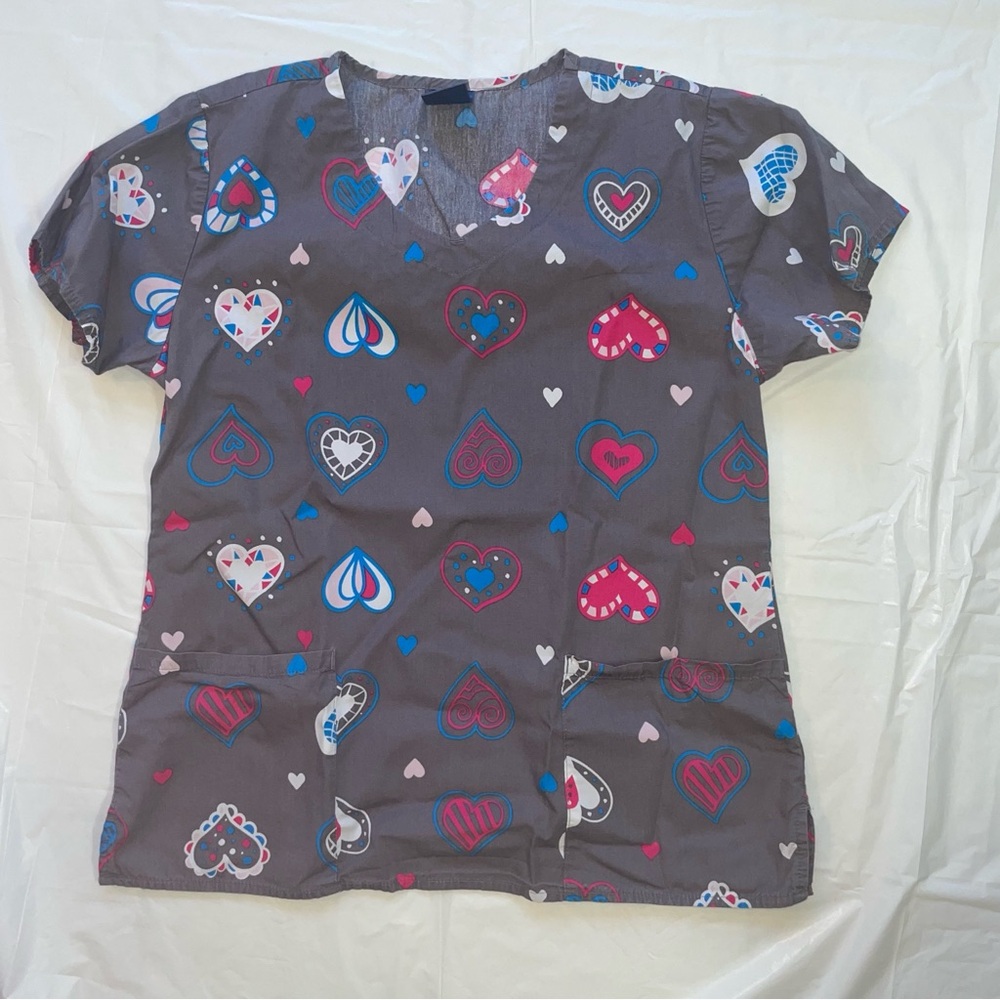 ZOE + CHLOE Nursing Nurse’s Uniform Scrubs Scrub Top S